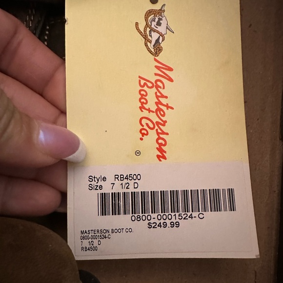 JB Dillon Original Cowboy Boots-Brown - Picture 4 of 9